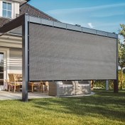 Resim Güneşlik Kumaşı %90 Gri Gölgelik Ağı, Bahçe ve Teras İçin Uygun, Dört Mevsim Kullanım, Seralar, Çardaklar, Açık Hava Gazebo, Çim Alanları, Köpek Kulübesi ve Kümes Örtüsü Kolay Asma 