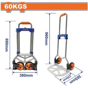 Resim Total Wwb9a06 Katlanır Taşıma Arabası 60 Kg 