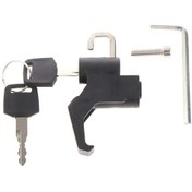 Resim Alüminyum Alaşımlı Kanca Motosiklet Kask Kilidi Güvenlik Motorb Motosiklet 