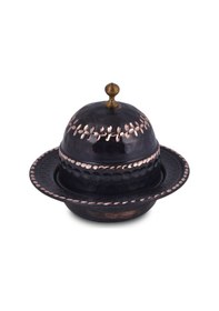 Resim Lokumluk Bakır Yaldız Model Siyah 