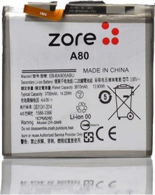 Resim Samsung Galaxy A80 Uyumlu Htstore Zore Tam Batarya 