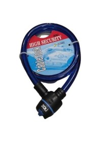 Resim Zoli Xbyc 4521 Anahtarlı Bisiklet Halat Kilit 15x1000 Mm Bisiklet Kilidi Mavi 