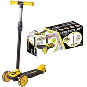 Resim Nessiworld Cool Wheels Twist Led Işıklı 3 Tekerlekli Scooter Sarı 