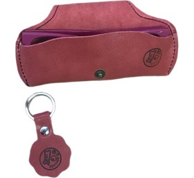 Resim LN Leather Deri Gözlük Kılıfı - Deri Gözlük Kabı - Deri El Yapımı Gözlük Kabı 