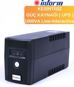 Resim Inform Guardian 1000 A Ups Kesintisiz Güç Kaynağı Line Intreractive Ups 