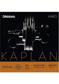 Resim D'Addario Ka310 4/4M Kaplan Amo Set Keman Teli 