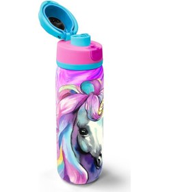 Resim Coral High Pembe Unıcorn Desenli Pipetli Ve Direkt İçim Çelik Termos 800 Ml 38523 Pembe 