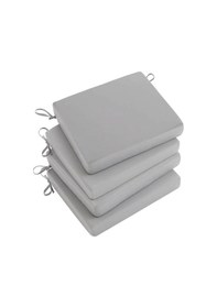 Resim Mc.pierobaby 4'lü Dış Mekan Sandalye Minderi Yemek Sandalyesi Minderi Gri 