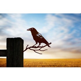 Resim Tenfowee Bahçe Dekorasyonu Metal Kuş Silüeti: Çiçeklik, Çimenlik Ve Bahçe İçin Güzellik Katıcı Taçlandırma 