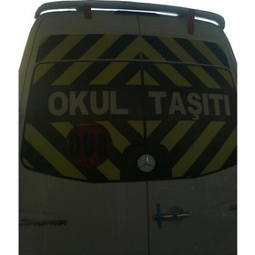 Resim Mercedes Sprinter Uyumlu Küçük Ayaklı Spoiler Boyalı 