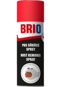 Resim Brio Güçlü Pas Sökücü Mos2 Sprey 400 Ml + Brio Silikon Sprey 400 Ml + Brio Fren Balata Temizleyici Sprey 500 Ml 
