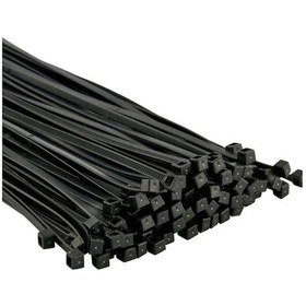 Resim 780x9 Siyah Kablo Bağı Cırt Plastik Kelepçe 50 Adet 