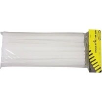 Resim Şeffaf Sıcak Silikon Çubuğu Mum Silikon Kalın 1 kg 30 cm ( Lisinya ) 