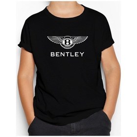 Resim Bentley Logo 2 Siyah Çocuk Tişört Siyah 