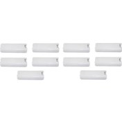 Resim Spibicyy Nintendo Wii Kumanda Uzaktan Kumandası Için 10 Paket Beyaz Yedek Pil Kapağı (Yurt Dışından) 