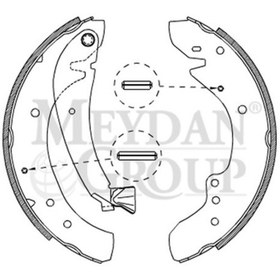Resim Citroen Jumper 98/01 Arka Fren Pabucu 1,9/2,0/2,5/2,8 127x56 14 Ki Şi Li K Fmk 