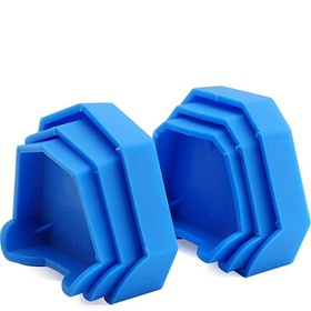 Resim İmpression Trays için 2 adet Diş Laboratuvar Tabanı, S/M/L Boyutlarında Mevcuttur - Laboratuvarda Döküm ve Bitirme Plastik Modeller için Tasarlanmış. 