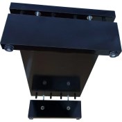 Resim Wooden Gold Geniş Ayaklı Ekranlar Için 11 cm Yükseklikte Stand Siyah 55 cm x 25 cm Üst Tablalı 