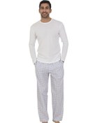 Resim Thedon Beyaz Renk Ribana Erkek Pijama Takımı (105931384) 