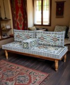 Resim mdhomecarpet Anadolu Şark Köşesi Takımı (70x190), Ev Mobilya, Şark Odası, Yer Minderi 4 Parça Süngerli 