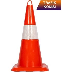 Resim Trafik Yol DubasÄ± Esnek Koni 90 Cm 