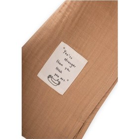 Resim Cigit Organik Müslin Çocuk Fular 25x140 Cm Camel Camel 