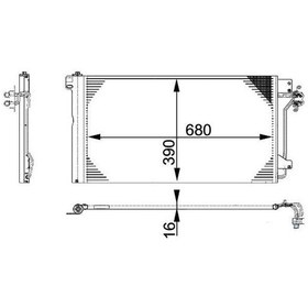 Resim MGA 82153 Klima Radyatörü Transporter T5 03- 680X390 