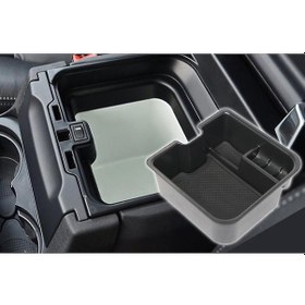 Resim Besthome1 Land Rover Discovery 4 İçin Pratik Soğutuculu Merkezi Konsol Kolçak Saklama Kutusu Siyah Plastik 