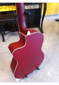Resim Ravenni Rcg-120 4/4 Klasik Gitar Tam Boy Kesik Kasa Kılıf+penaseti+kapo Hediyeli Kırmızı 