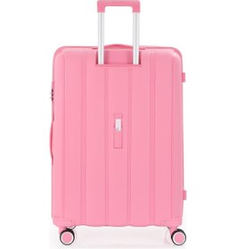 Resim Mçs Polipropilen 2li Valiz Seti Büyük & Kabin V305 S21yy1000077-set 00020 Pembe 