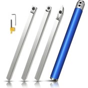 Resim Karbür Uçlu Ahşap Dönüş Araçları Set Son Torna Kaba Sonlandırıcı Kuğu Boyun Oyuk Araçları ve Değiştirilebilir Kulp (Yurt Dışından) 