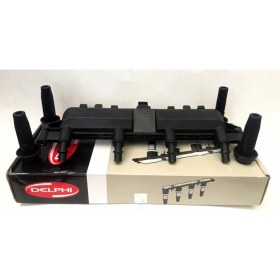 Resim Peugeot 306 307 406 Siyah Soketli Ateşleme Bobini Delphi 5970A9 