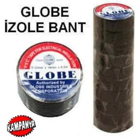Resim Elektrik Bantı İzole Bant Globe 1 Paket. 10 Adet. İzolabant. 