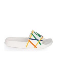 Resim Benetton Bn-1438 Kadın Terlik Beyaz Yeşil 