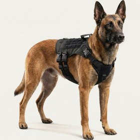 Resim Taktik K9 Köpek Göğüs Tasması Kaçış Önleyici 68208 - Yeşil / L 