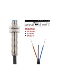 Resim LJ8A3-1-Z/BX 6-36V 1mm NPN NO Endüktif Mesafe Sensörü 