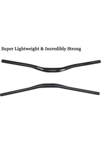 Resim Wake Alüminyum 31.8 780mm Riser Mtb Gidon Bisiklet Gidonu Siyah 