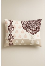 Resim Mandala Desenli 2 Li Yastık Kılıfı Pamuklu Kumaş Fermuarlı Diğer 