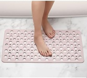 Resim Seahome Vantuzlu Banyo Ve Duş Kaydırmazı Dikdörtgen, Duşa Kabin Küvet Içi Kaydırmaz Vantuzlu bubble Paspas PEMBE RENK SEA141P 