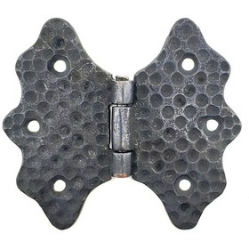 Resim Antika Tarz Dekoratif Pirinç Kelebek Menteşe - 92 Mm, Oksit 1 Adet 