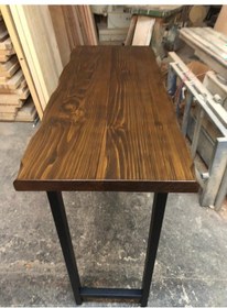 Resim Bintaşmobilya Doğal Ağaç Kütük Bar Masa 