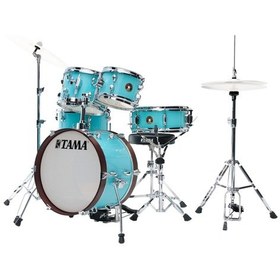 Resim Tama Ljk56h5-aqb Club-jam Aqua Blue 5 Parça 16b/8t/10t/12f/12s Sınırlı Üretim Akustik Davul Seti 