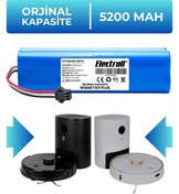 Resim ELECTROLL Wiami Fx11 Plus Uyumlu Batarya (ORJİNAL KAPASİTE) 5200mah Pil Robot Süpürge Batarya Değişimi 