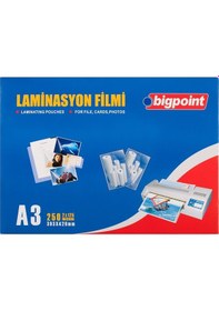 Resim Bigpoint Laminasyon Filmi A3 125 Mikron 100'Lü Kutu 