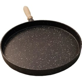 Resim Nehir Derin Granit Döküm Gözleme Tavası 36 CM 