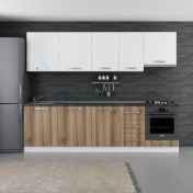 Resim Minar 275 cm Mutfak Dolabı Beyaz Dore 275-D8 