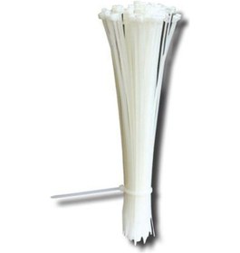 Resim Çetsan 4.8X200 Beyaz Kablo Bağı Plastik Cırt-100 Adet 