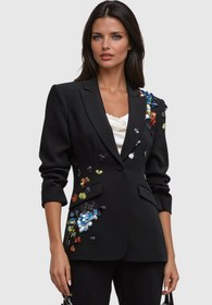 Resim Adib Payet Çiçek Yaka Blazer - L 