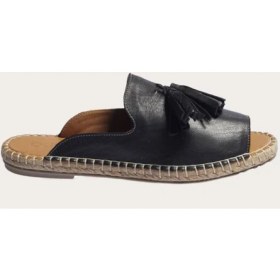 Resim Bueno Shoes Deri Siyah Kadın Düz Terlik 