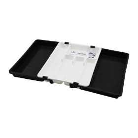 Resim Nemere Kayar Kaşıklık Iki Taraflı Çift Açılır Ayarlanabilir Çekmece Içi 36X69CM (4887) 